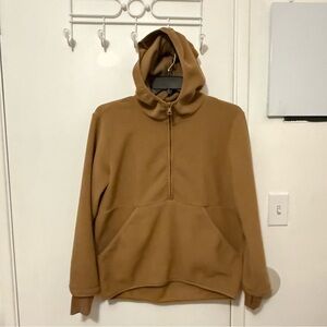 Beyond Yoga Tan Fleece Hoodie